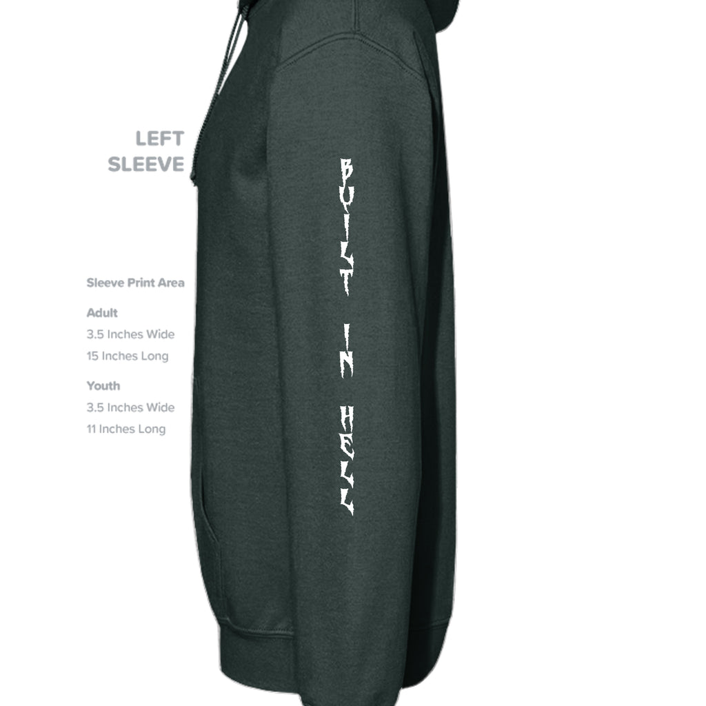 Fan Charcoal Heather - G185 - SLEEVE_LEFT